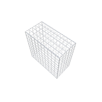 Gabion 100 cm x 100 cm x 50 cm (L x H x P), mailles 10 cm x 10 cm, anneau en C