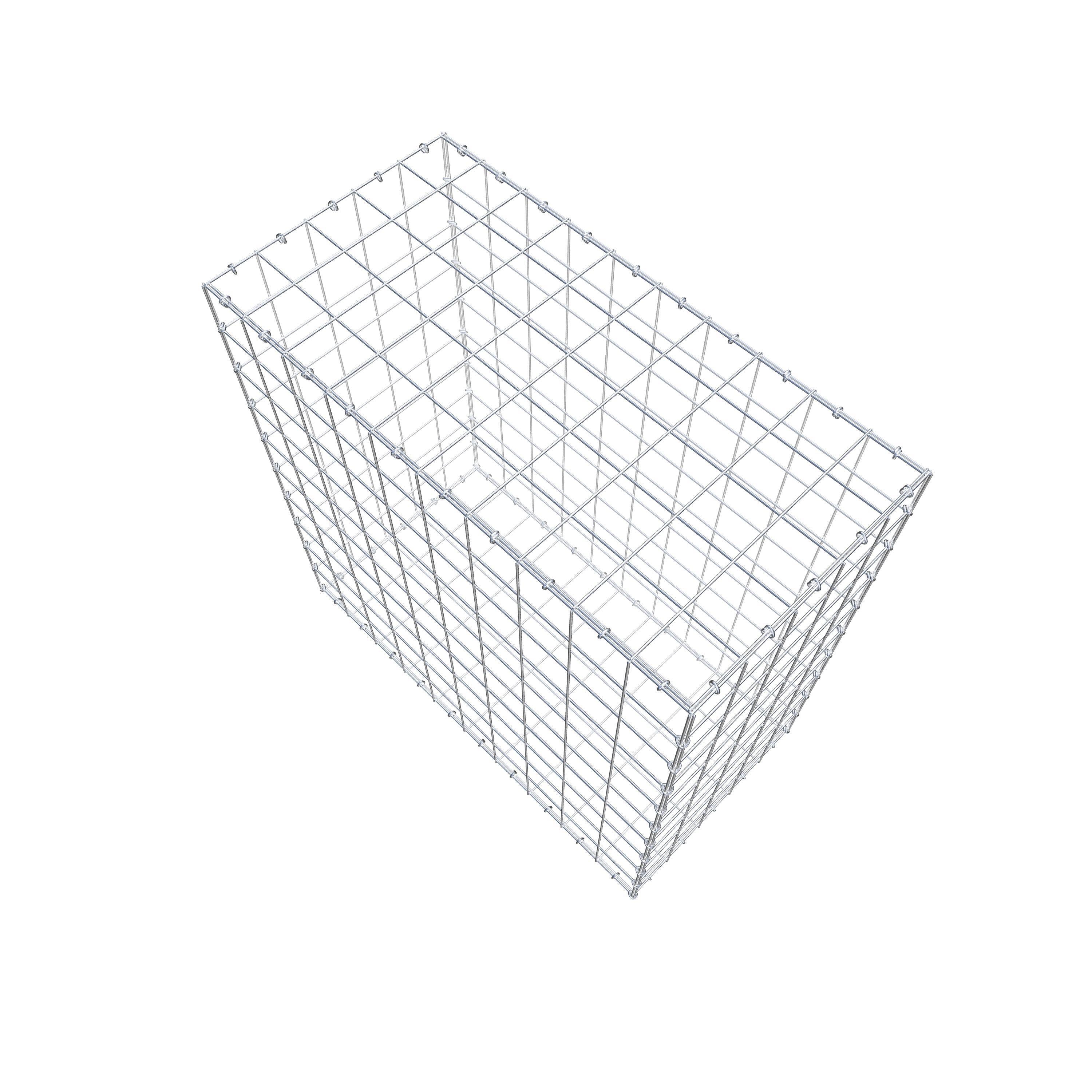 Gabion 100 cm x 100 cm x 50 cm (L x H x D), maskstorlek 10 cm x 10 cm, C-ring