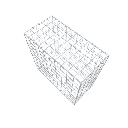 Gabion 100 cm x 100 cm x 50 cm (L x H x P), mailles 10 cm x 10 cm, anneau en C