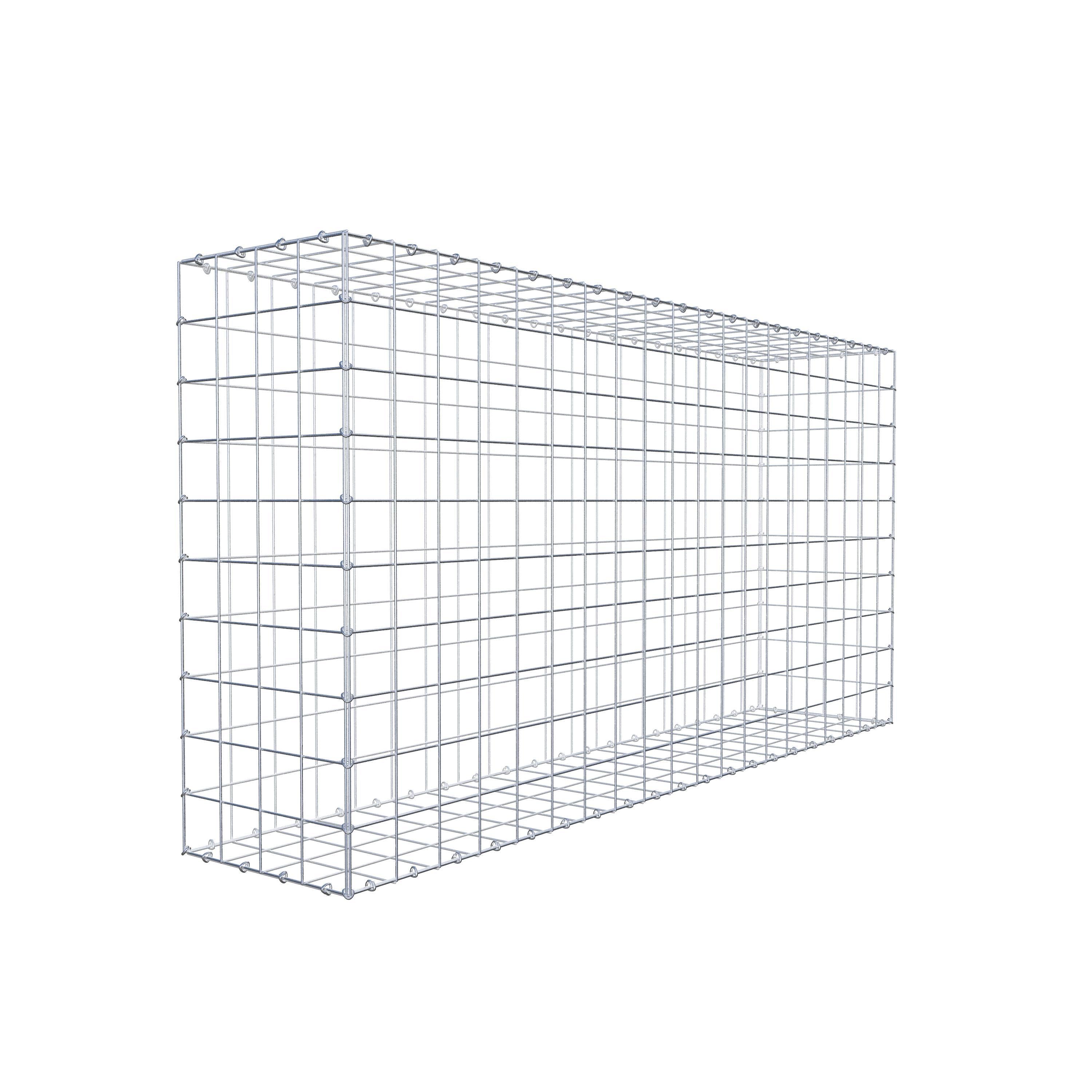 Gabion 200 cm x 100 cm x 40 cm (L x H x D), maskstorlek 10 cm x 10 cm, C-ring