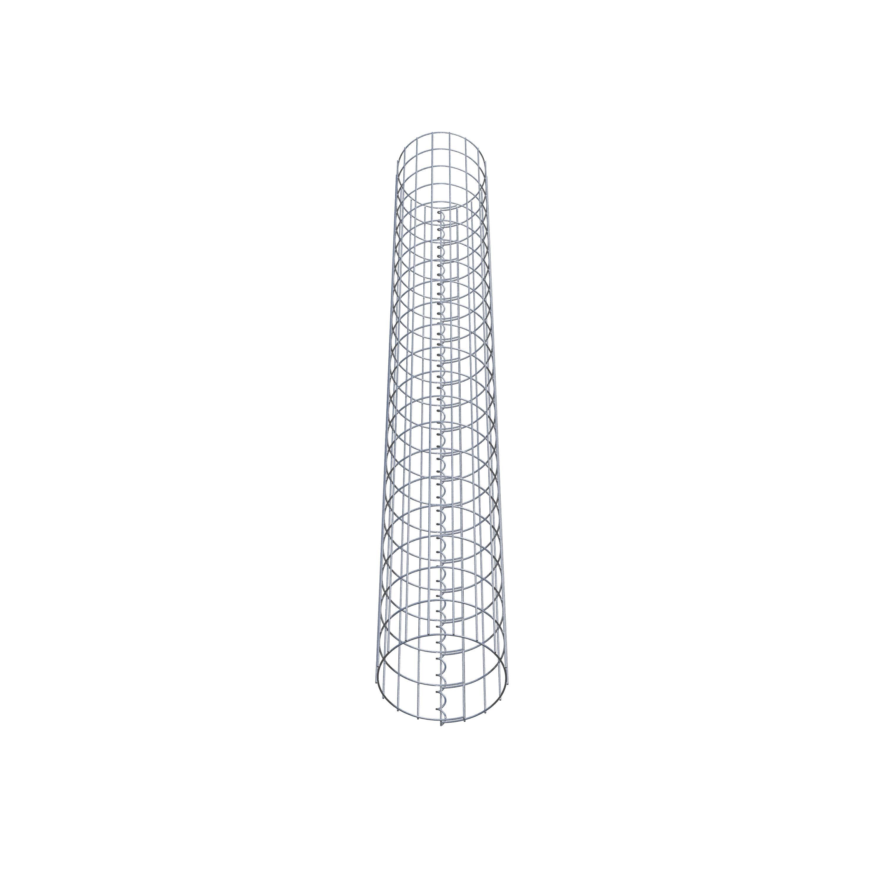 Schanskorf kolom diameter 27 cm, MW 5 x 10 cm rond