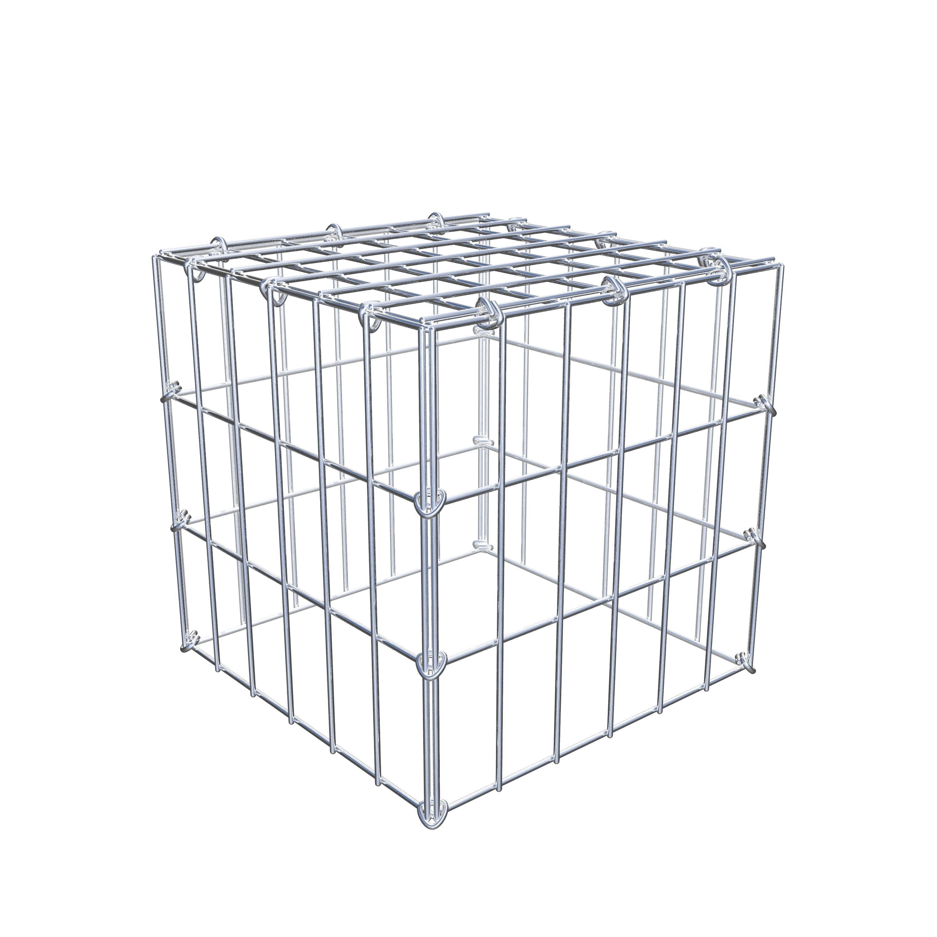 Extra gabion typ 3 30 cm x 30 cm x 30 cm (L x H x D), maskstorlek 5 cm x 10 cm, C-ring