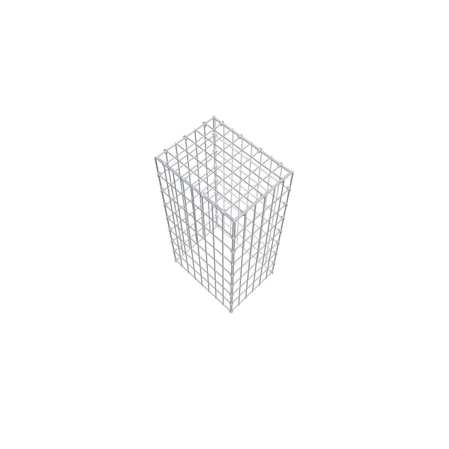 Gabião Tipo 3 80 cm x 40 cm x 30 cm (C x A x P), malhagem 5 cm x 10 cm, anel C