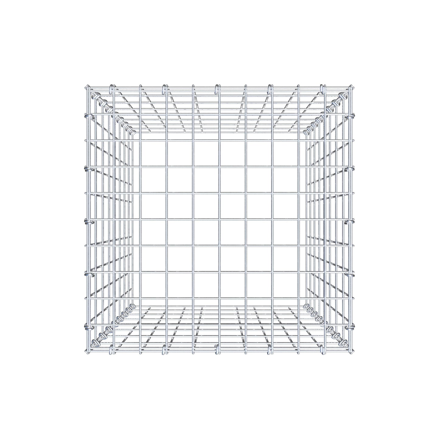 Gabião Tipo 3 80 cm x 50 cm x 50 cm (C x A x P), malhagem 5 cm x 10 cm, anel C