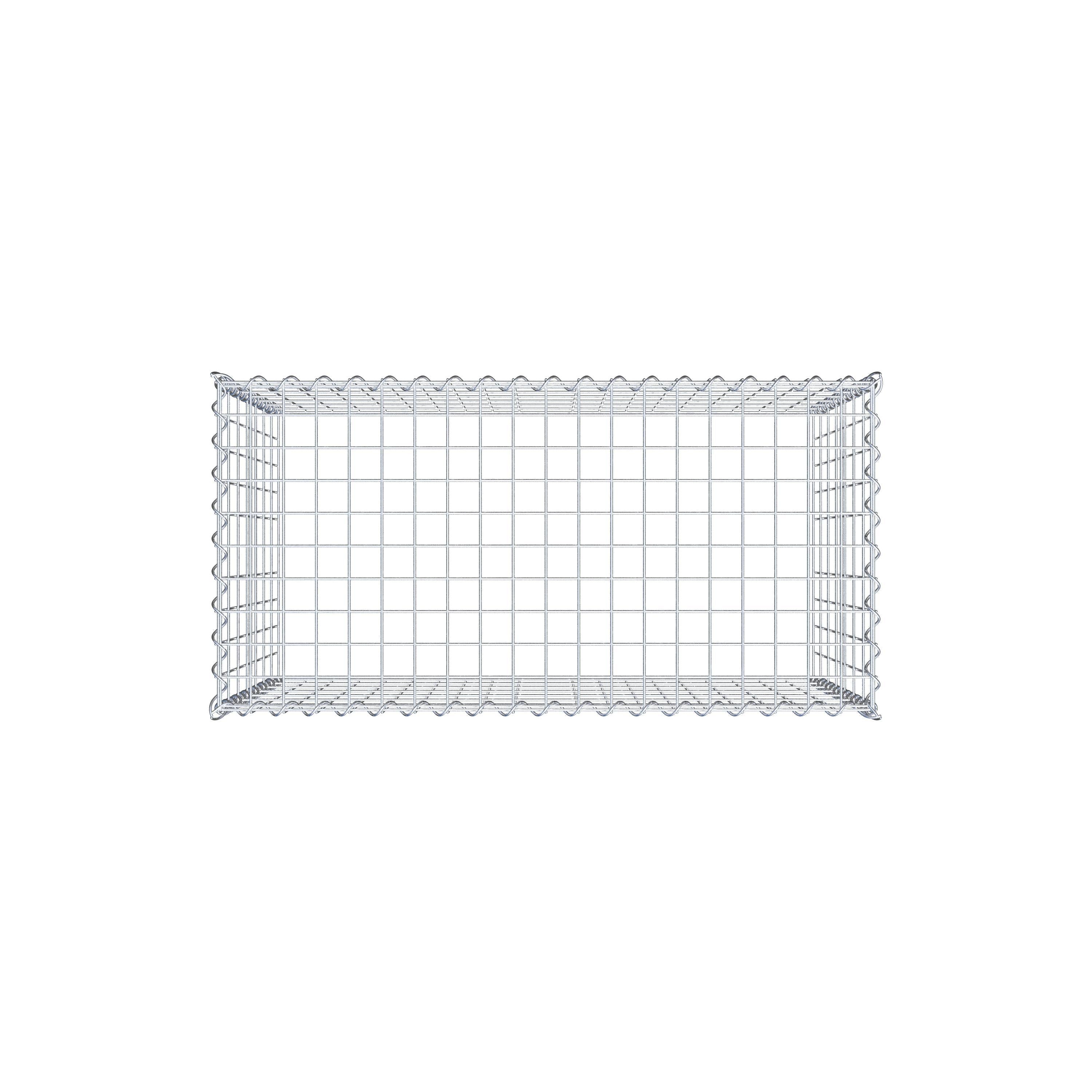 Gabion rapporté type 3 100 cm x 70 cm x 50 cm (L x H x P), mailles 5 cm x 10 cm, spirale