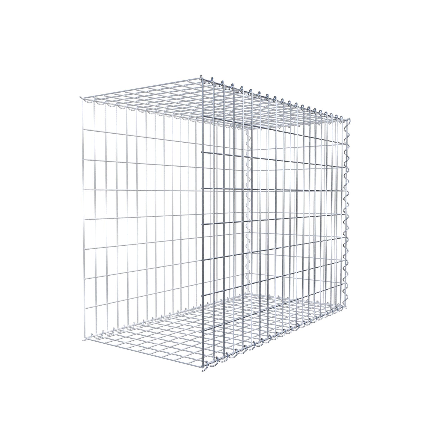 Grown-on gabion type 2 100 cm x 80 cm x 50 cm (L x H x D), mesh size 5 cm x 10 cm, spiral