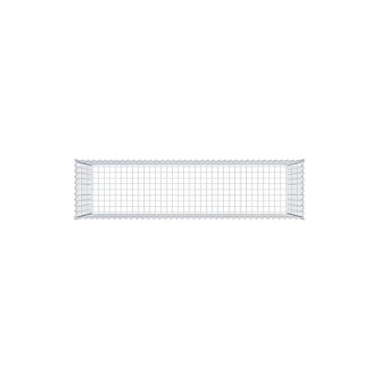 Gabião Tipo 3 200 cm x 100 cm x 50 cm (C x A x P), malhagem 5 cm x 10 cm, espiral