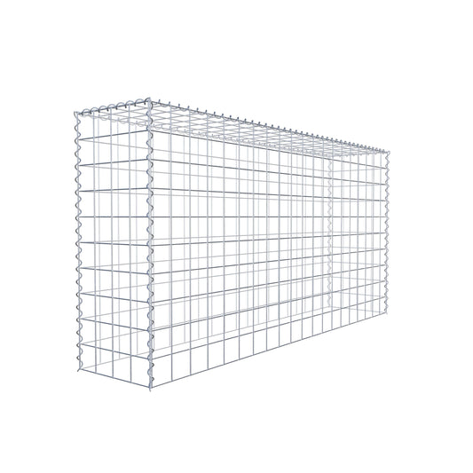 Extra gabion typ 3 200 cm x 100 cm x 40 cm (L x H x D), maskstorlek 10 cm x 10 cm, spiral