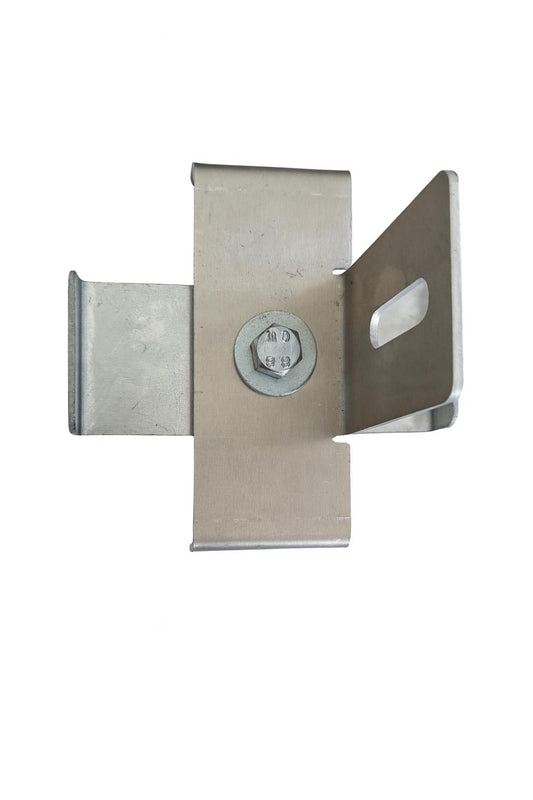 Clamp with fence holder Mesh size 10 x 10 cm, aluminum