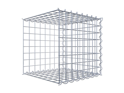 Grown-on gabion type 2 40 cm x 40 cm x 40 cm (L x H x D), mesh size 5 cm x 5 cm, spiral