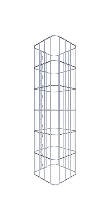 Gabione Saeule eckig 05x10 22x22 060