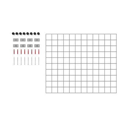 Treliça decorativa / treliça (incl. material de montagem) tamanho da malha 5 x 5 cm