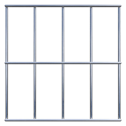 Treliça decorativa / treliça (incl. material de montagem) tamanho da malha 5 x 10 cm