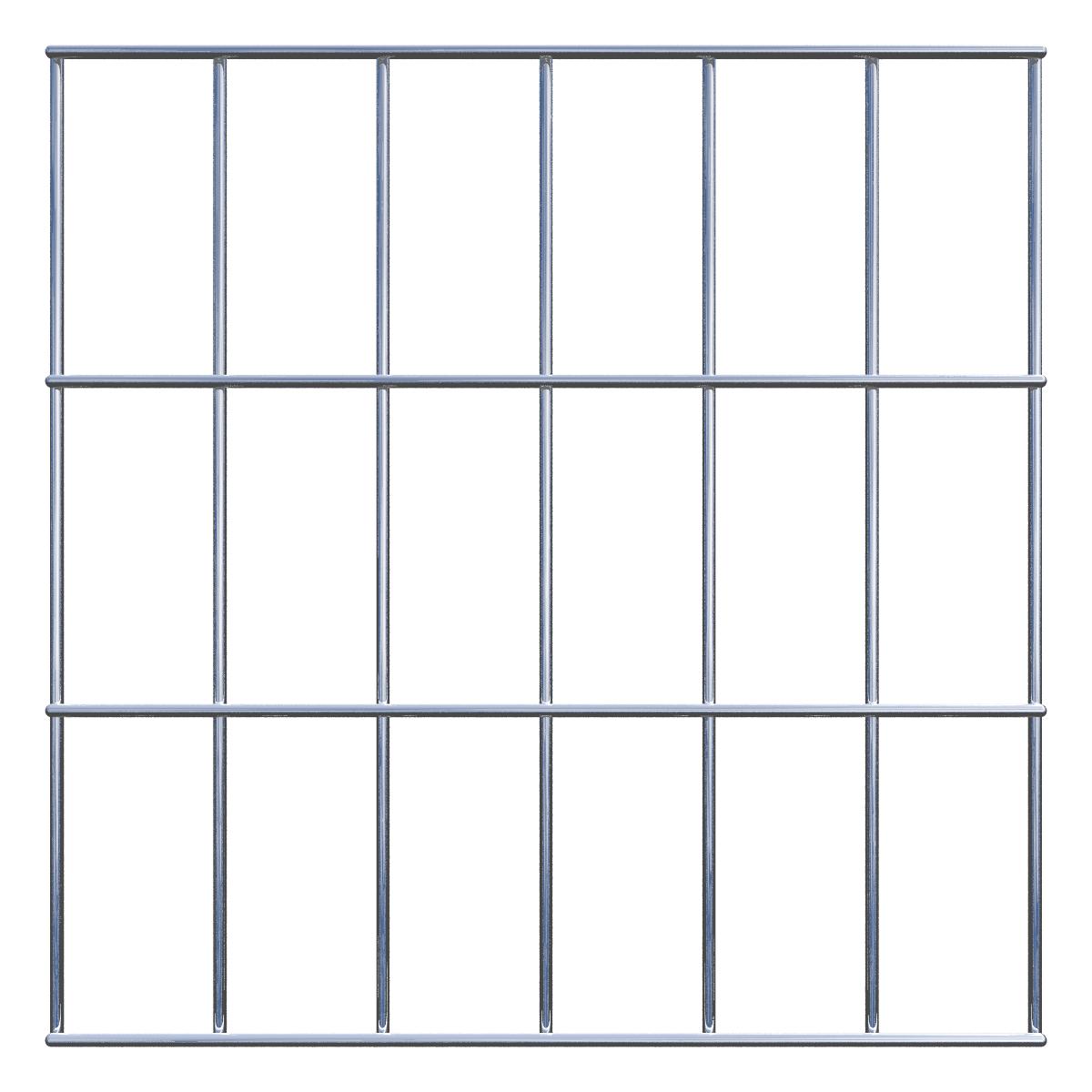 Treliça decorativa / treliça (incl. material de montagem) tamanho da malha 5 x 10 cm