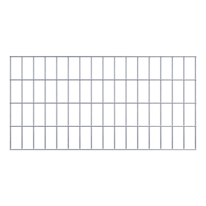 Treliça decorativa / treliça (incl. material de montagem) tamanho da malha 5 x 10 cm