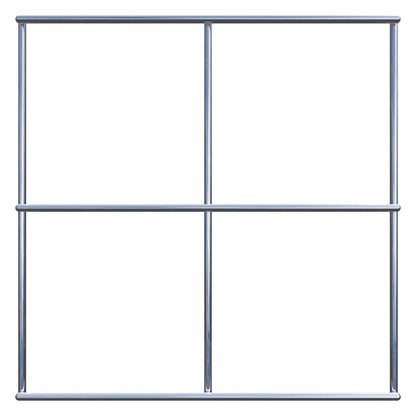 Treliça decorativa / treliça (incl. material de montagem) tamanho da malha 10 x 10 cm