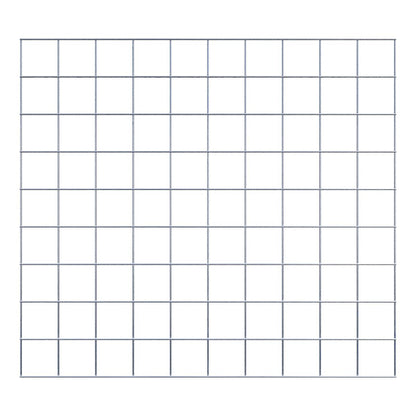 Treliça decorativa / treliça (incl. material de montagem) tamanho da malha 10 x 10 cm