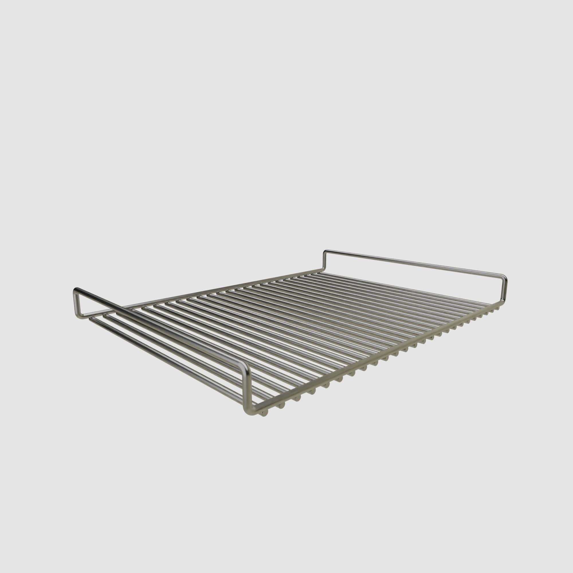 Stainless steel grid 40 cm x 29 cm x 3.1 cm