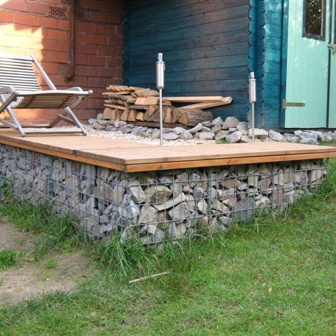 Gabion 50 cm x 50 cm x 50 cm (L x H x D), maskstorlek 5 cm x 10 cm, C-ring