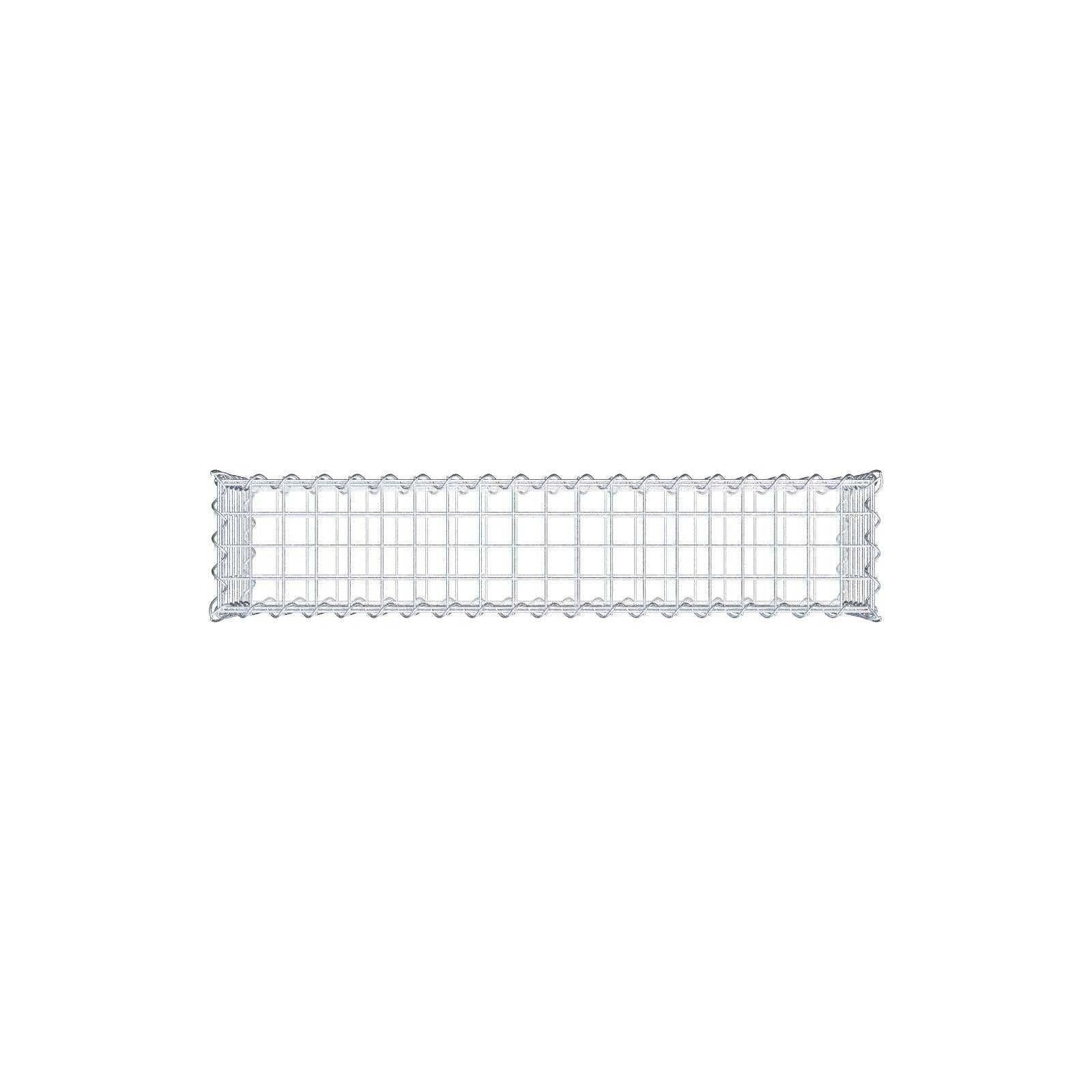 Set van 2 schanskorven 100 cm x 30 cm x 20 cm (L x H x D), maaswijdte 5 x 5 cm, spiraalvormig