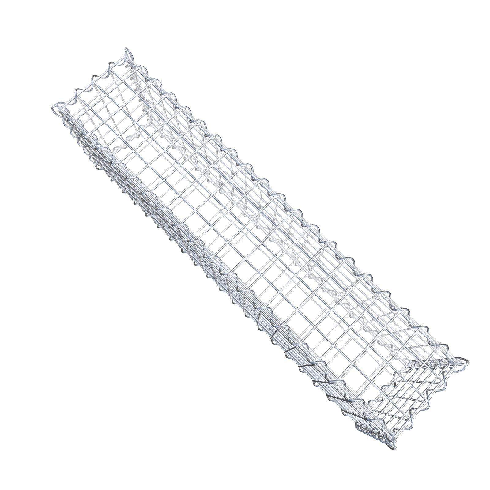 Set van 2 schanskorven 100 cm x 30 cm x 20 cm (L x H x D), maaswijdte 5 x 5 cm, spiraalvormig