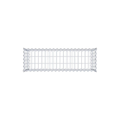 2er Set Gabionen 100 cm x 50 cm x 30 cm (L x H x T), Maschenweite 5 x 10 cm, Spirale