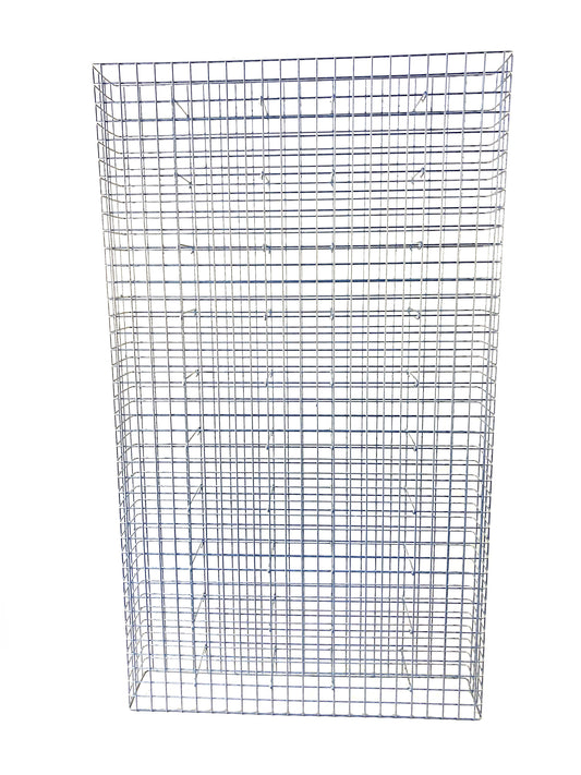 Varmförzinkad gabion 117 cm x 200 cm x 22 cm, maskstorlek 5 cm x 5 cm, helsvetsad