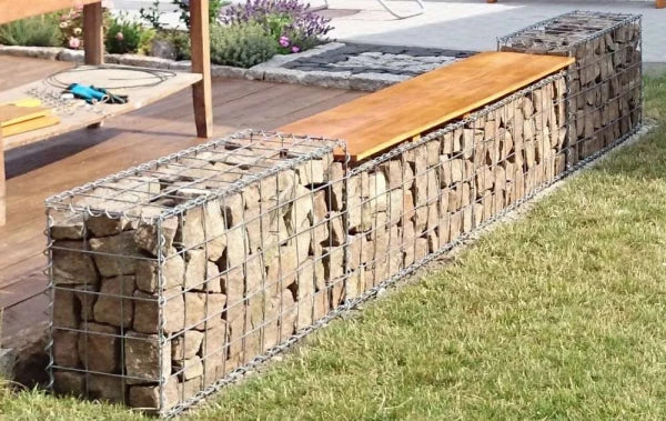 Gabion tillverkad efter mått - maskstorlek 10x10cm