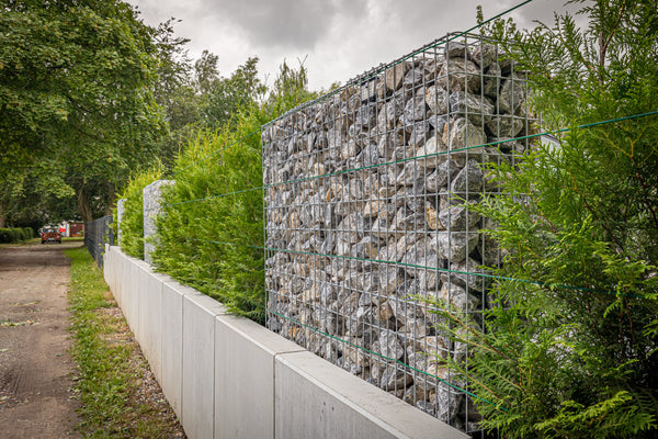 Gabion Panier à Pierres 100x30x30 Cm | Mur De Soutènement Ou Décoration Extérieure En Acier Galvanisé