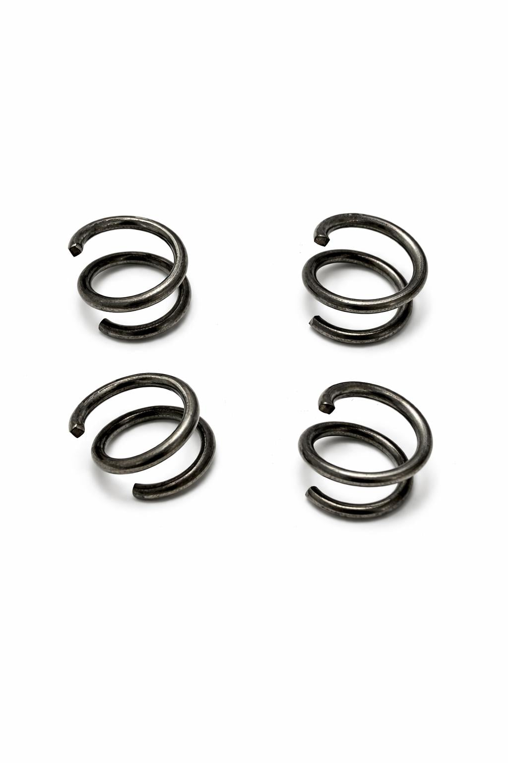 Set van 20 gegalvaniseerde spiraalringen - stabiele verbinding voor schanskorven & gaas