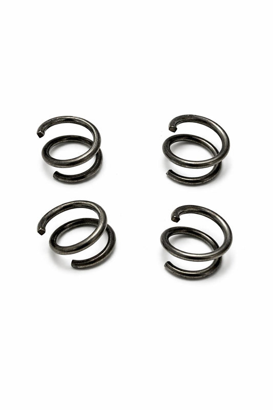 Set de 20 anneaux en spirale galvanisés - connexion stable pour gabions & grillages métalliques