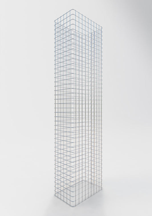 Schanskorfomheining lengte 52 cm, hoogte 160 cm, diepte 32 cm, maaswijdte 5 x 5 cm