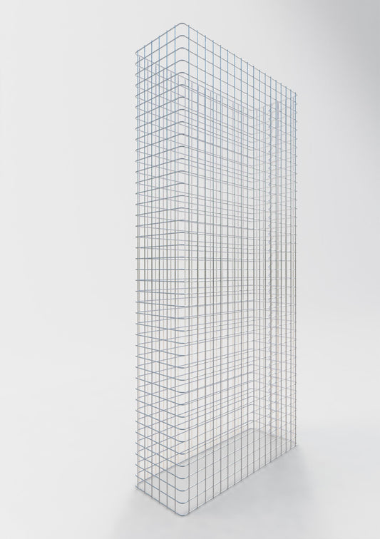 Schanskorfomheining lengte 92 cm, hoogte 200 cm, diepte 32 cm, maaswijdte 5 x 5 cm