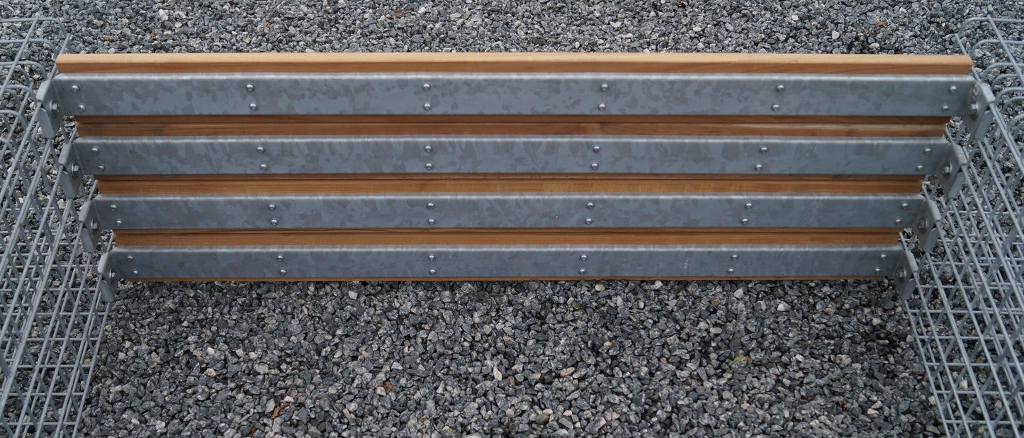 Railset voor lange bank