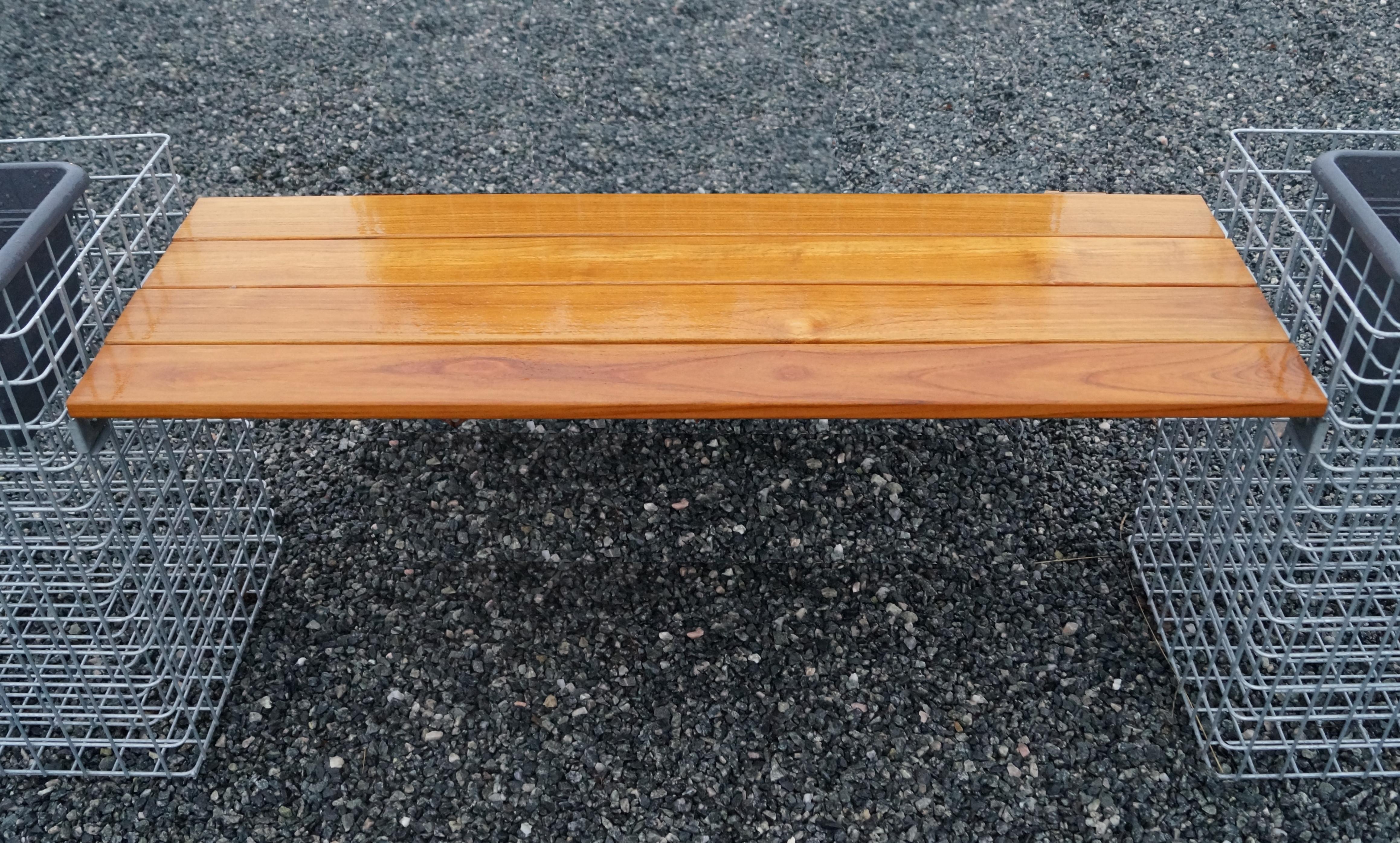 Lång bänkdyna TEAK 115 cm