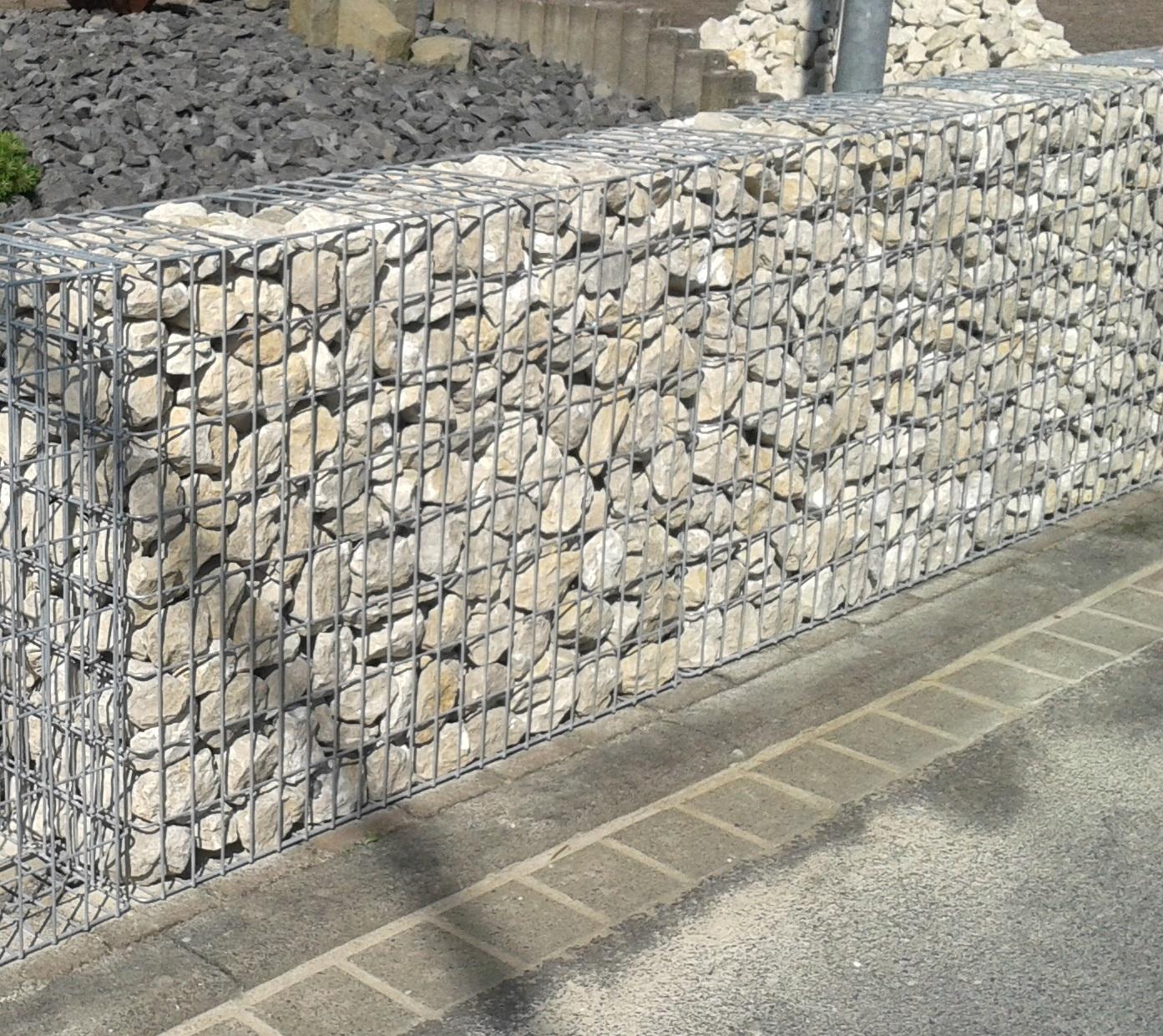 Varmförzinkad gabion i storlek 5x10cm