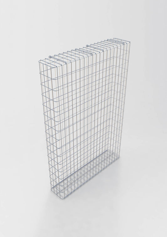 Varmförzinkad gabion 102 cm x 152 cm x 22 cm, maskstorlek 5 cm x 10 cm, helsvetsad