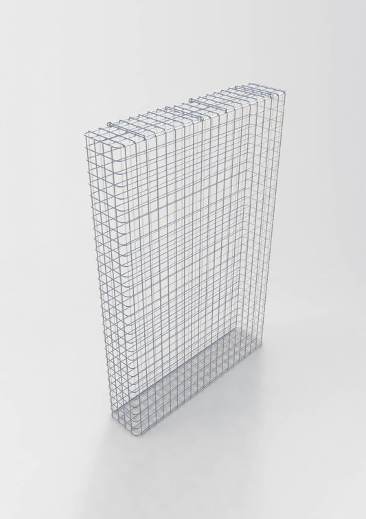 Varmförzinkad gabion 102 cm x 152 cm x 22 cm, maskstorlek 5 cm x 5 cm, helsvetsad