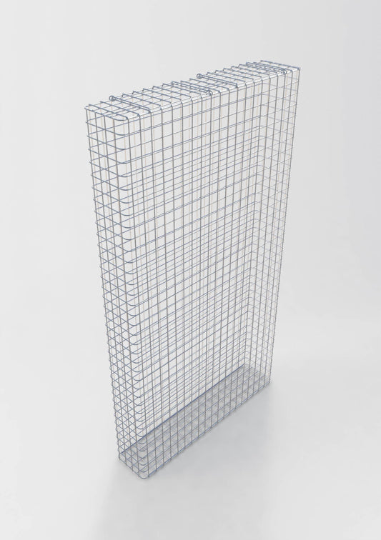 Varmförzinkad gabion 102 cm x 182 cm x 22 cm, maskstorlek 5 cm x 5 cm, försvetsad