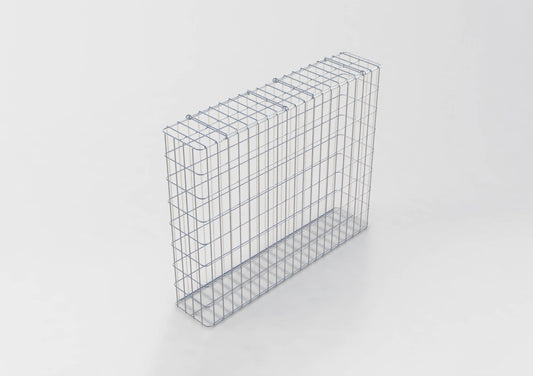 Varmförzinkad gabion 102 cm x 82 cm x 22 cm, maskstorlek 5 cm x 10 cm, helsvetsad
