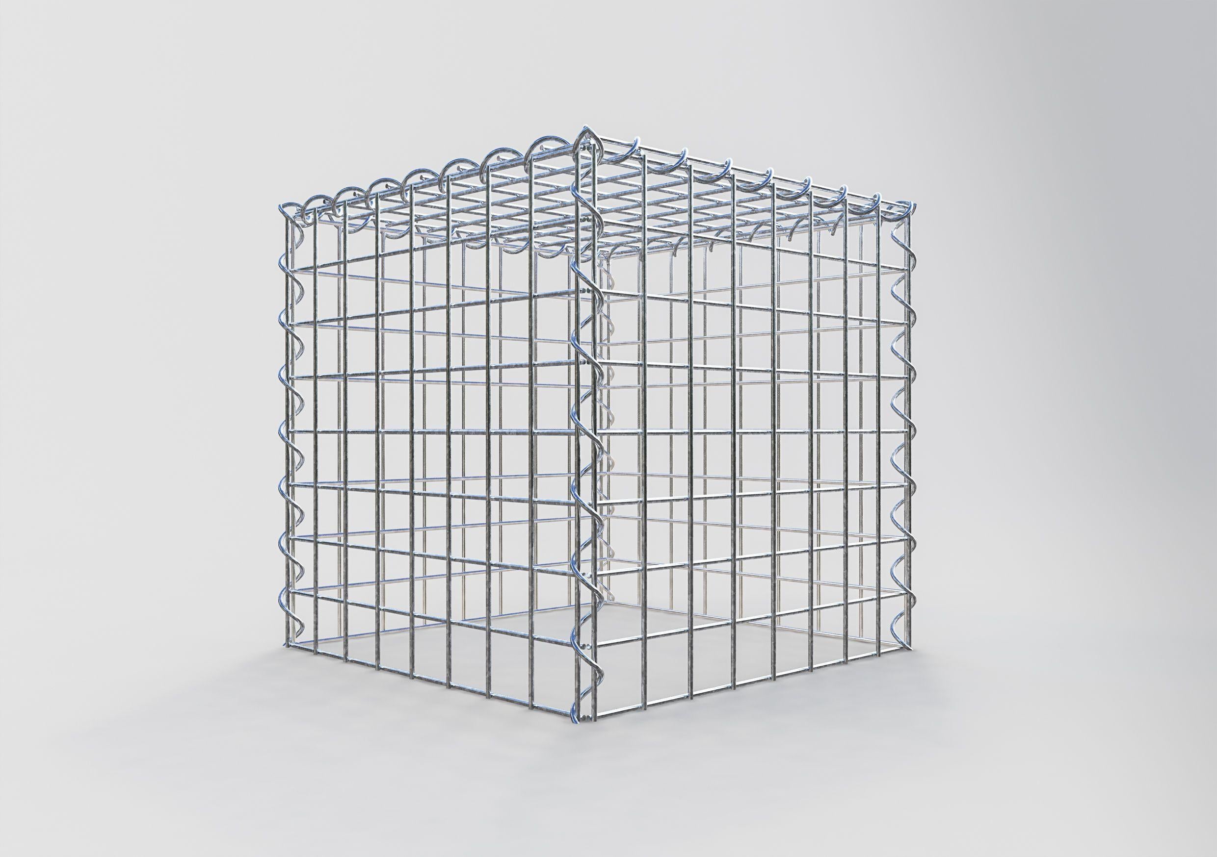 Extra gabion typ 3 40 cm x 40 cm x 40 cm (L x H x D), maskstorlek 5 cm x 5 cm, spiral