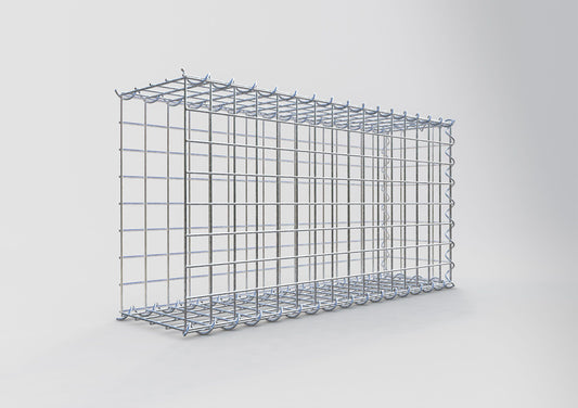 Gavión complementario tipo 2 80 cm x 40 cm x 20 cm (L x A x P), malla 5 cm x 5 cm, espiral