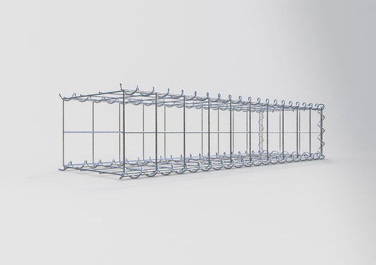 Gabião tipo 2 100 cm x 20 cm x 30 cm (C x A x P), malhagem 10 cm x 10 cm, espiral