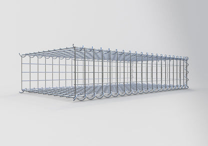 Gabião tipo 2 100 cm x 20 cm x 50 cm (C x A x P), malhagem 5 cm x 5 cm, espiral