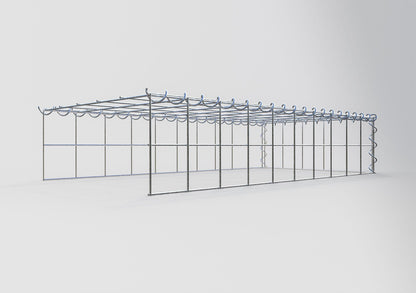 Gabbione aggiuntivo tipo 4 100 cm x 20 cm x 50 cm (L x A x P), maglia 10 cm x 10 cm, spirale