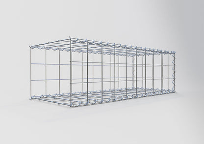 Gabião tipo 2 100 cm x 30 cm x 40 cm (C x A x P), malhagem 10 cm x 10 cm, espiral