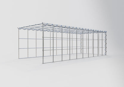 Gabion rapporté type 4 100 cm x 30 cm x 40 cm (L x H x P), mailles 10 cm x 10 cm, spirale