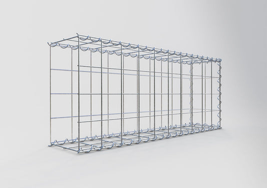 Gabião tipo 2 100 cm x 40 cm x 20 cm (C x A x P), malhagem 10 cm x 10 cm, espiral