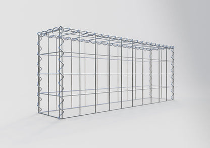 Gabião Tipo 3 100 cm x 40 cm x 20 cm (C x A x P), malhagem 10 cm x 10 cm, espiral