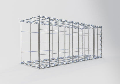 Gabião tipo 2 100 cm x 40 cm x 30 cm (C x A x P), malhagem 10 cm x 10 cm, espiral